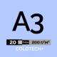 A3 poster, 20 pcs., Paper Colotech+ 200 g/sq. m, one-sided full color, 297x420 mm