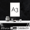 Plakat A3, 20 szt., Papier Colotech+ 200 g/m2, jednostronny pełny kolor, 297x420 mm