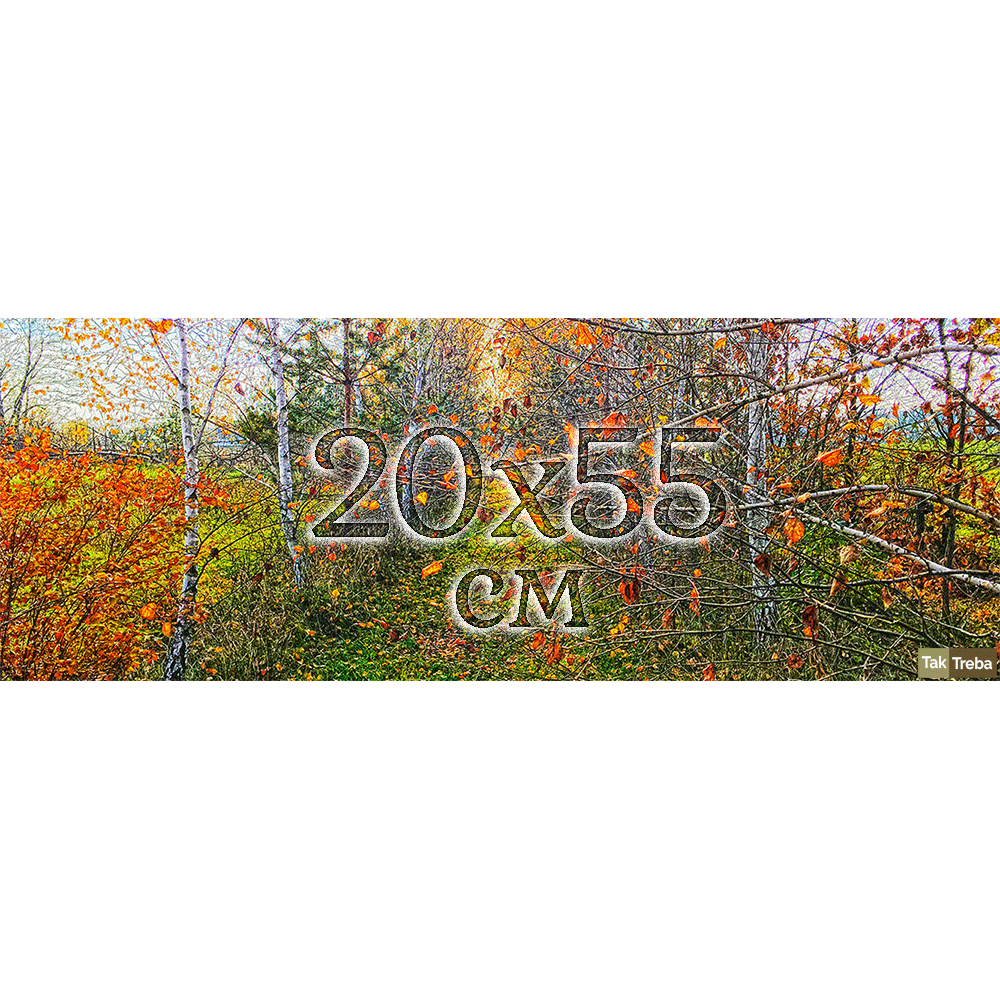 Płótno panoramiczne 20x55 cm